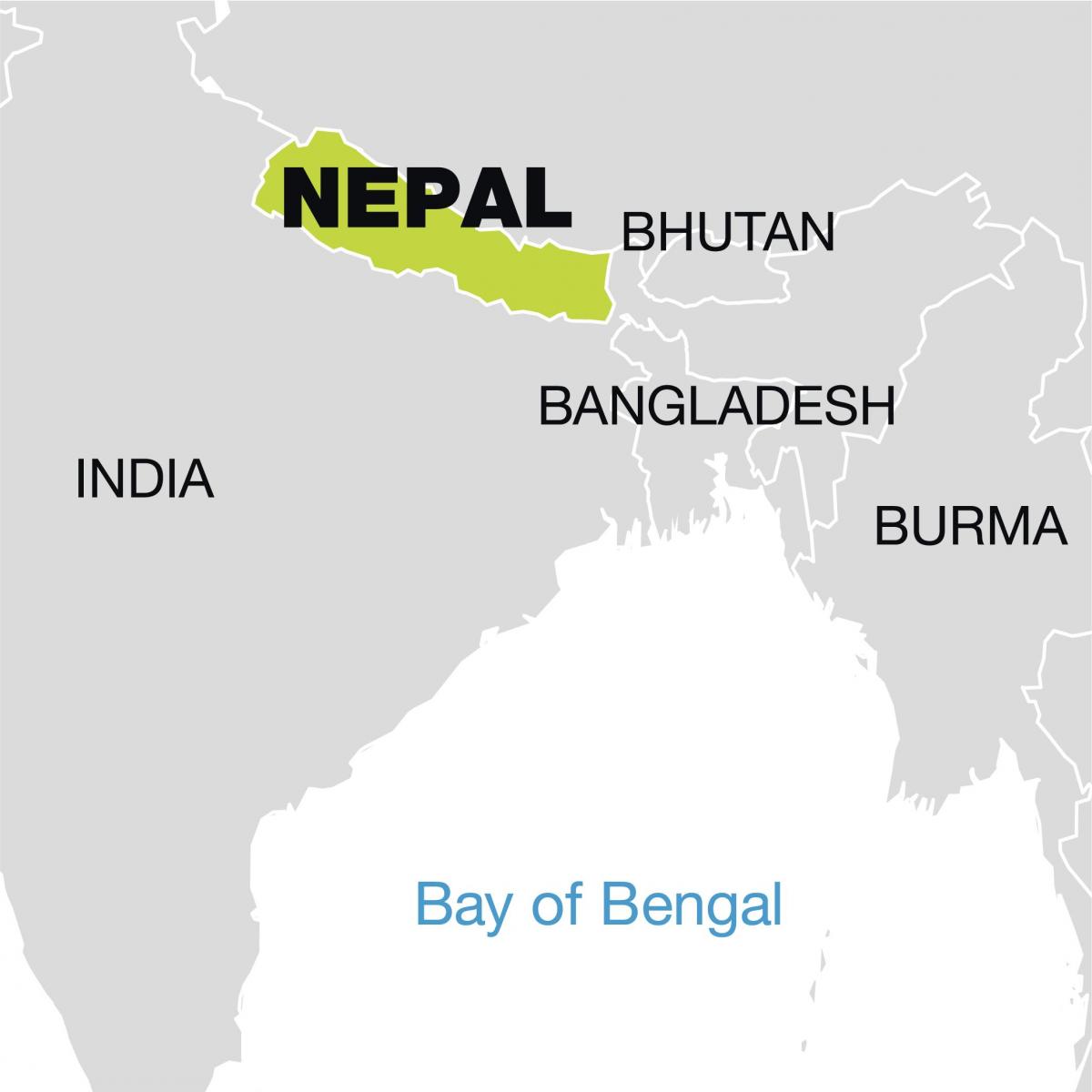 دنیا کے نقشے دکھا نیپال