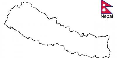 نقشہ نیپال کی خاکہ