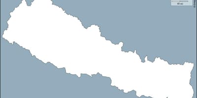 کا نقشہ خالی نیپال