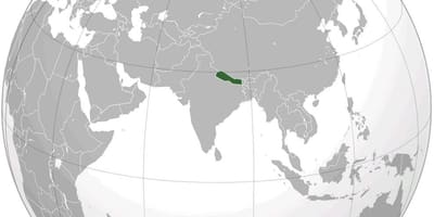 نقشہ کی زمین نیپال