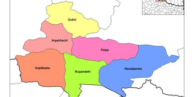 نقشہ کے rupandehi نیپال